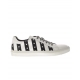 SCARPE SNEAKERS BASSA LACCI RIGHE BIANCO