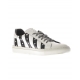 SCARPE SNEAKERS BASSA LACCI RIGHE BIANCO