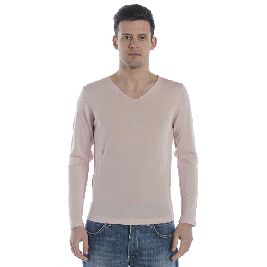 MAGLIA MAGLIA A V PAPPAGALLI ROSA