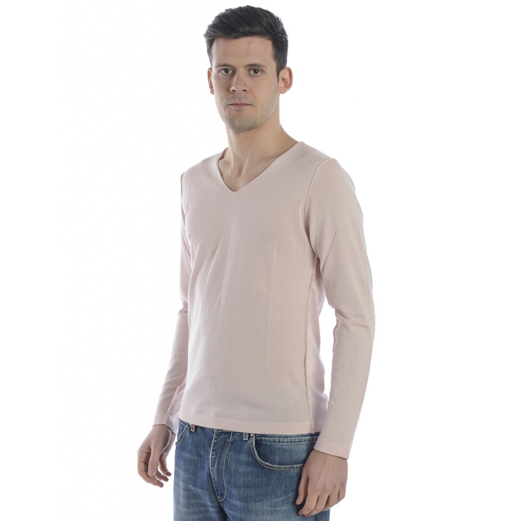 MAGLIA MAGLIA A V PAPPAGALLI ROSA