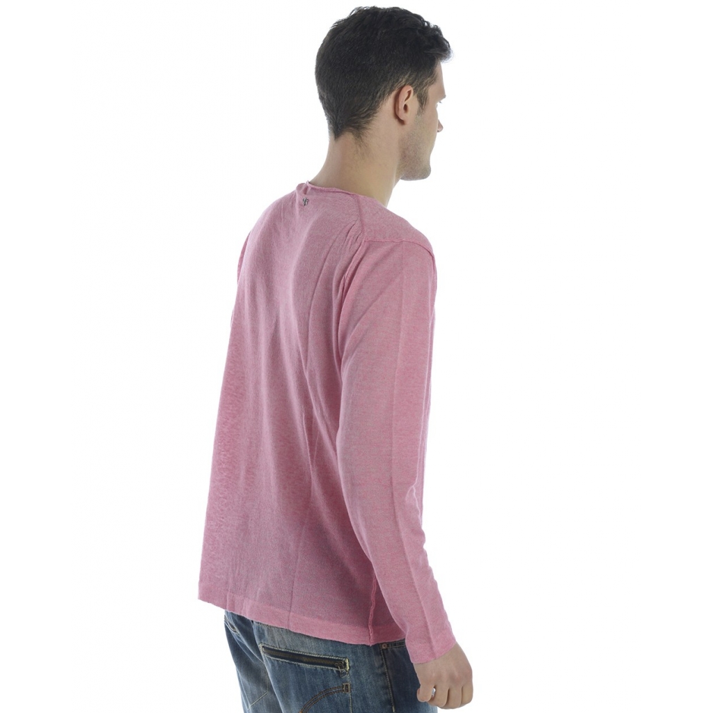 MAGLIA MAGLIA GIROCOLLO ROSA