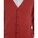 CARDIGAN MAGLIA FARFALLA ROSSO