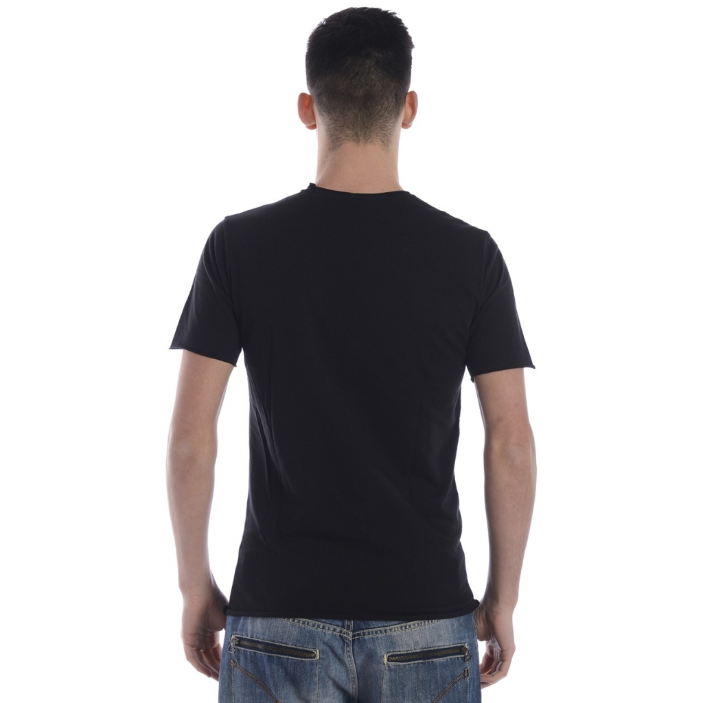 T-SHIRT MAGLIA POPPO DRAGO ST RIC NERO