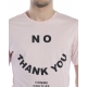 T-SHIRT MAGLIA NO THANK YOU ST ROSA