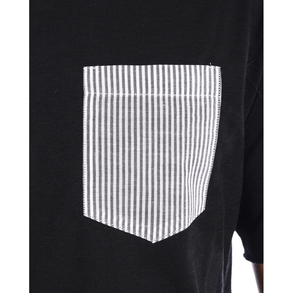 T-SHIRT MAGLIA COCCOLATO MC TV NERO