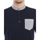 T-SHIRT MAGLIA COCCOLATO MC TV BLU