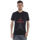 T-SHIRT MAGLIA LOS ANGELES ITALIAN ST NERO