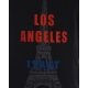 T-SHIRT MAGLIA LOS ANGELES ITALIAN ST NERO