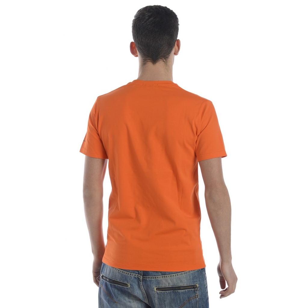 T-SHIRT MAGLIA GIRO UNITO ST ARANCIONE