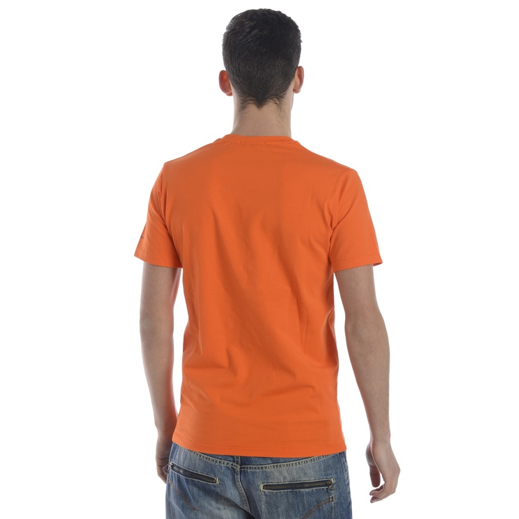 T-SHIRT MAGLIA GIRO UNITO ST ARANCIONE