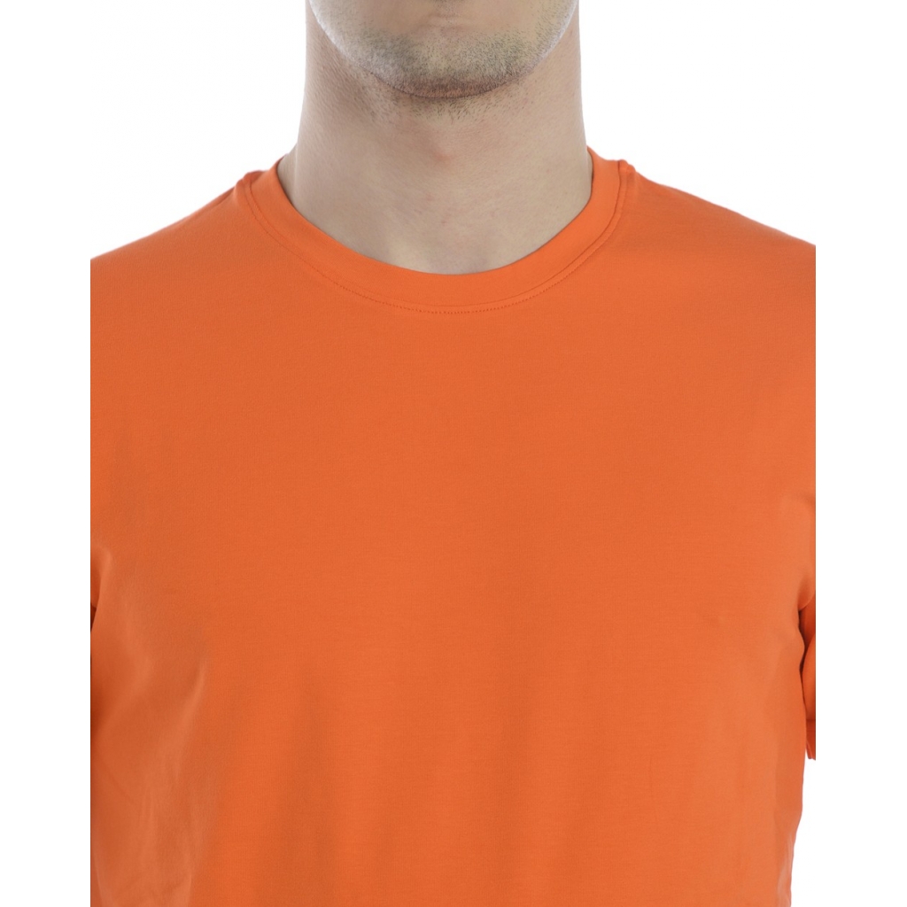 T-SHIRT MAGLIA GIRO UNITO ST ARANCIONE