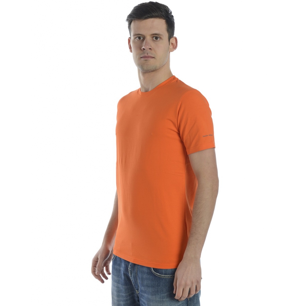 T-SHIRT MAGLIA GIRO UNITO ST ARANCIONE