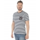 T-SHIRT MAGLIA UNA TASCA CHECK ST BLU