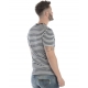 T-SHIRT MAGLIA UNA TASCA CHECK ST BLU