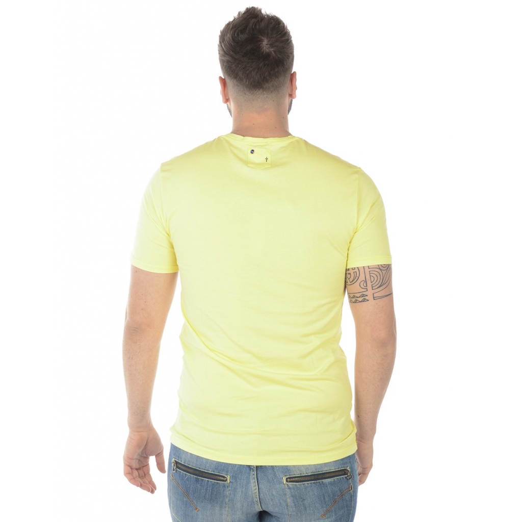 T-SHIRT MAGLIA LA BOLLA NERA ST GIALLO