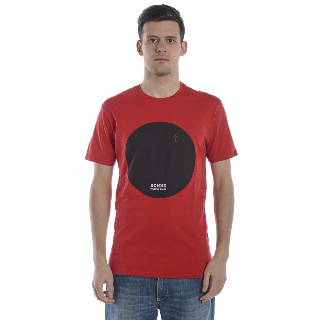 T-SHIRT MAGLIA LA BOLLA NERA ST ROSSO