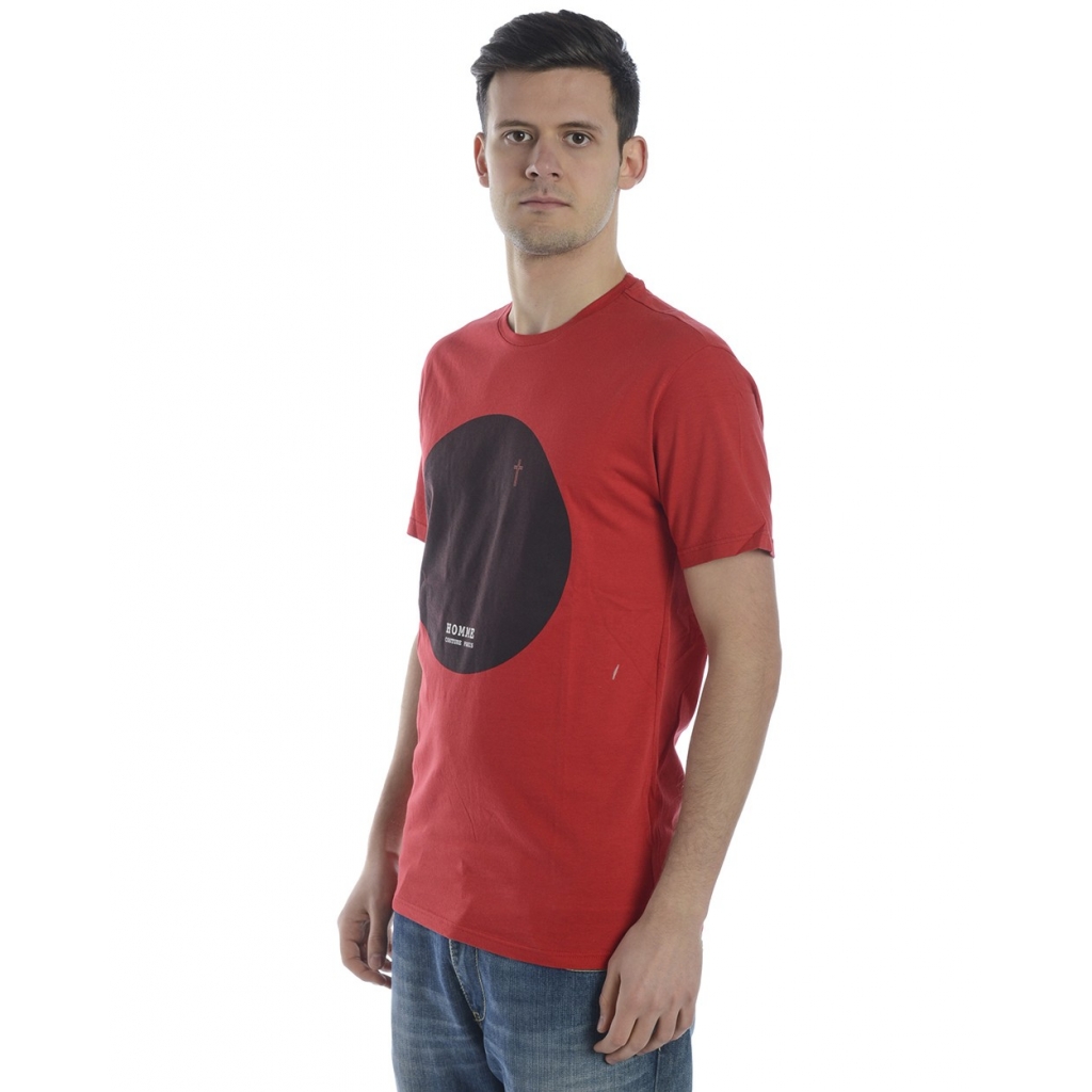 T-SHIRT MAGLIA LA BOLLA NERA ST ROSSO