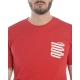 T-SHIRT MAGLIA ABBRACCIO FORTE MC ST ROSSO