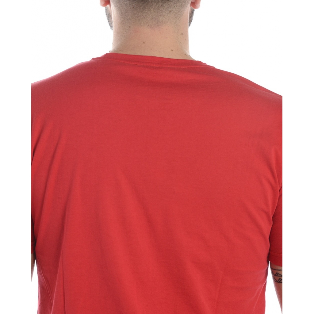 T-SHIRT MAGLIA ABBRACCIO FORTE MC ST ROSSO