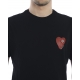 T-SHIRT MAGLIA UN CUORE STELLATO MC ST NERO