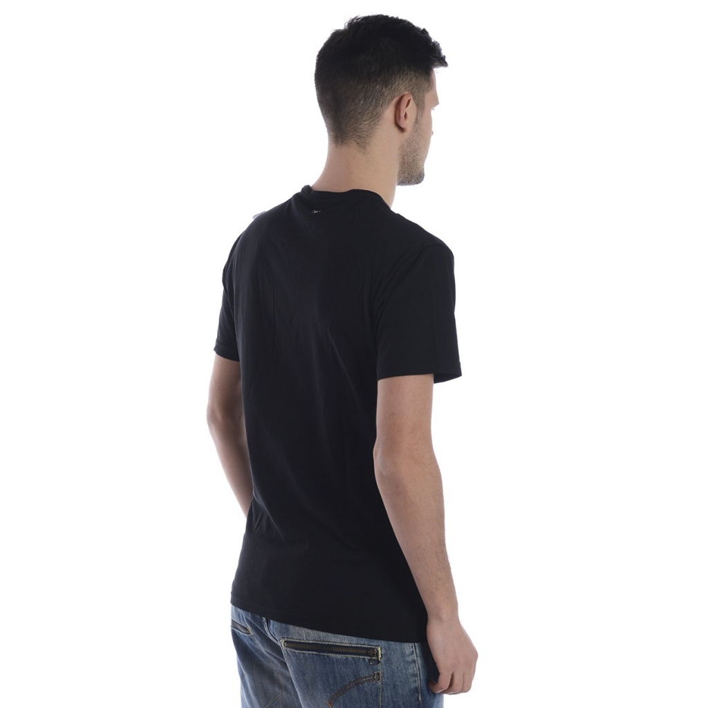 T-SHIRT MAGLIA UN CUORE STELLATO MC ST NERO