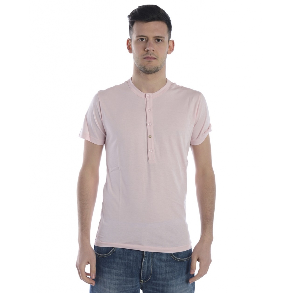 T-SHIRT MAGLIA RONDINE ROSA