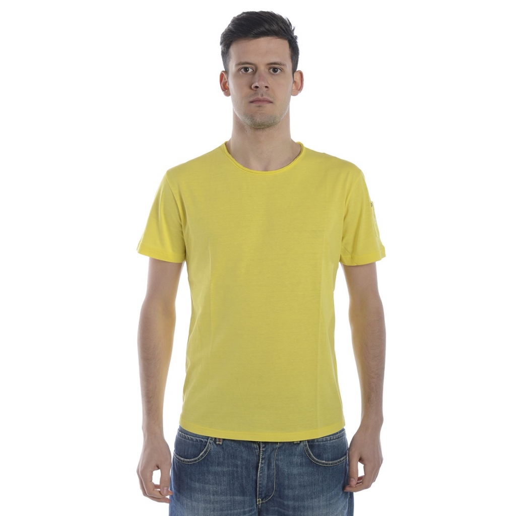 T-SHIRT MAGLIA FORMENTERA TASCA ST GIALLO