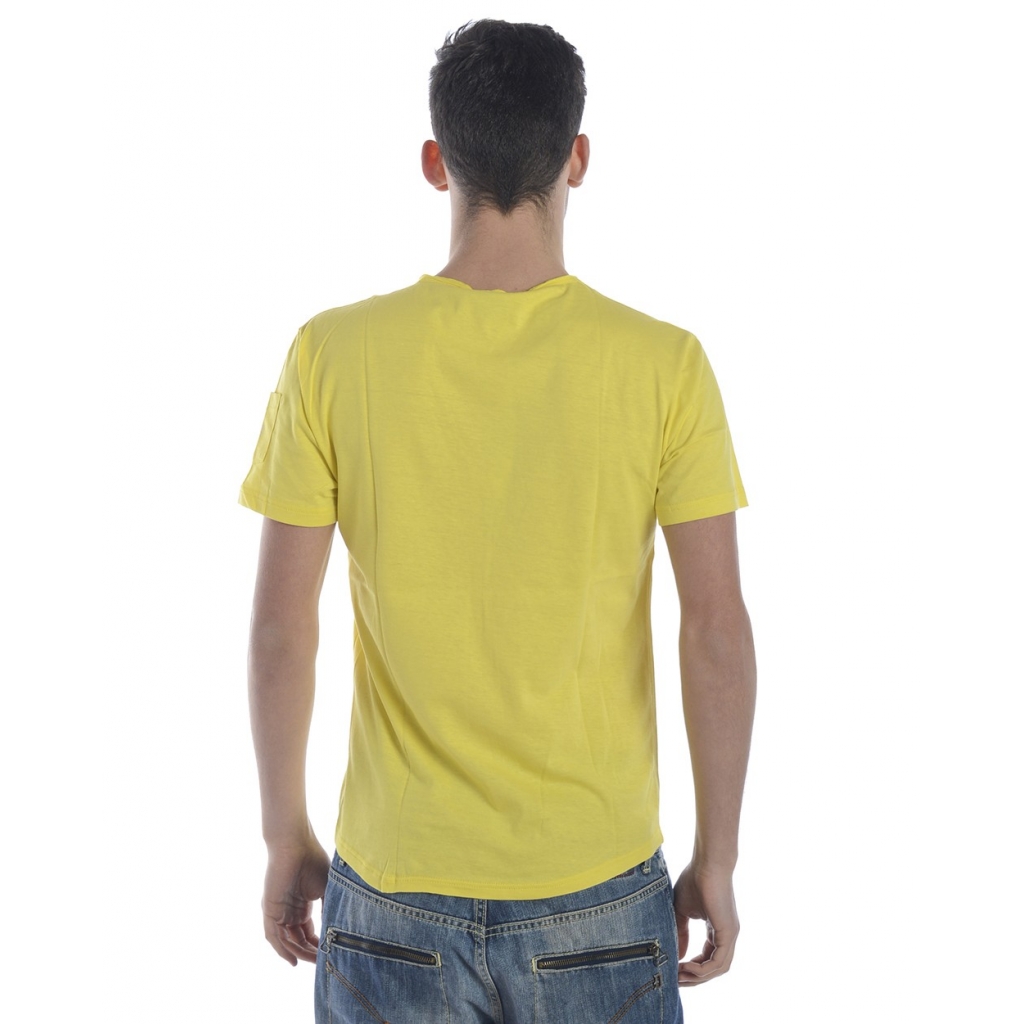 T-SHIRT MAGLIA FORMENTERA TASCA ST GIALLO