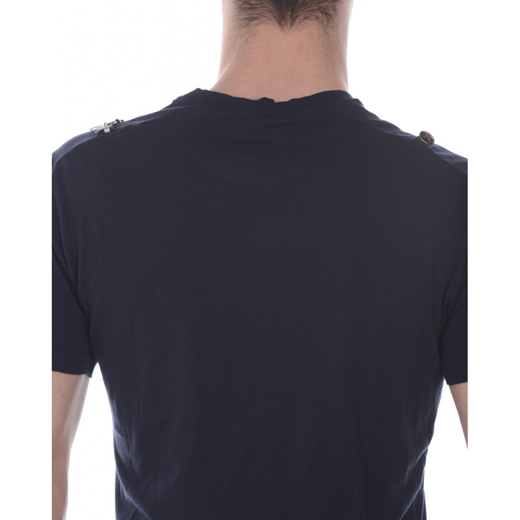 T-SHIRT MAGLIA INCATENATA ST CATENA BLU