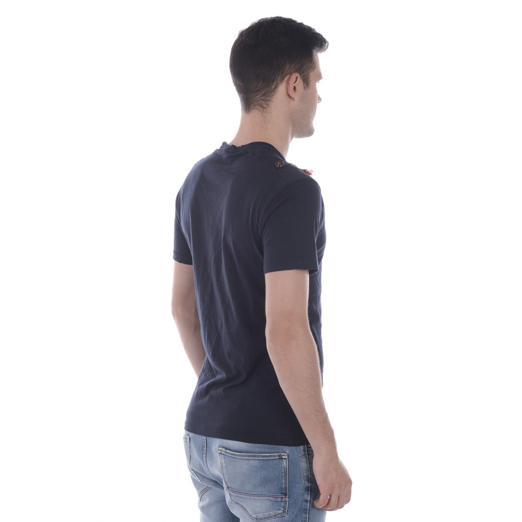 T-SHIRT MAGLIA INCATENATA ST CATENA BLU