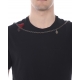 T-SHIRT MAGLIA INCATENATA ST CATENA NERO