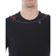 T-SHIRT MAGLIA INCATENATA ST CATENA NERO