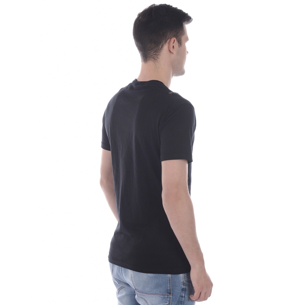 T-SHIRT MAGLIA INCATENATA ST CATENA NERO