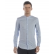 CAMICIA CAMICIA ANGOLO SLIM FIT CELESTE