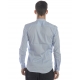 CAMICIA CAMICIA ANGOLO SLIM FIT CELESTE