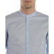 CAMICIA CAMICIA ANGOLO SLIM FIT CELESTE