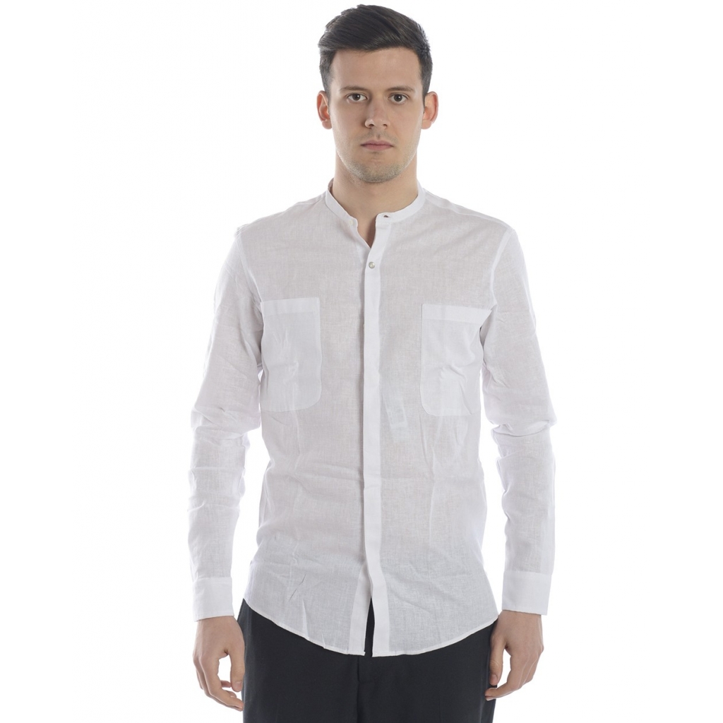 CAMICIA CAMICIA KOREANA BIANCO