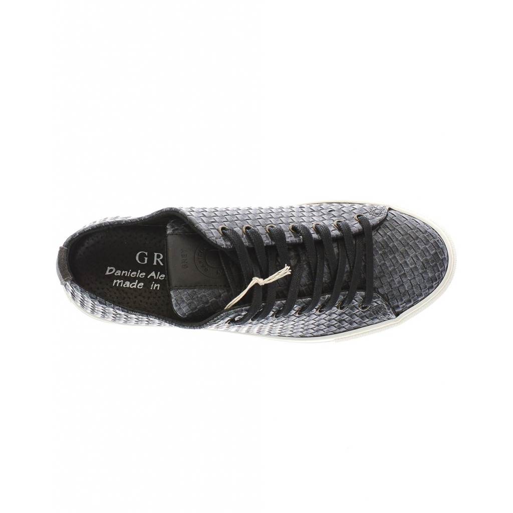 SCARPE SCARPA BASSA LACCI INTRECCIATA GRIGIO