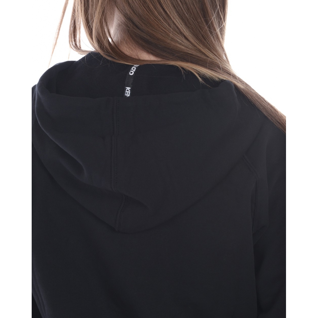 【送料&関税込】Kenzo Felpa C/zip Hoodie Viola/nero Kenzo Felpa Con Stampa | Nero | FARFETCH IT