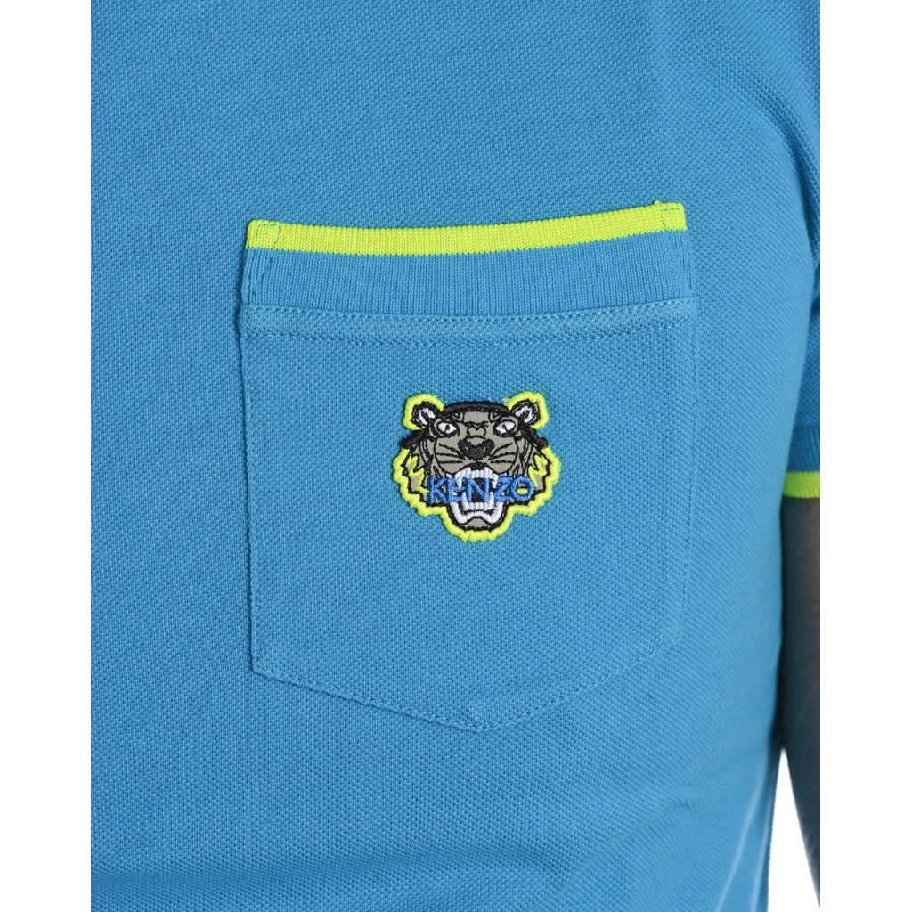 T-SHIRT TIGER POCKET T SHIRT AZZURRO