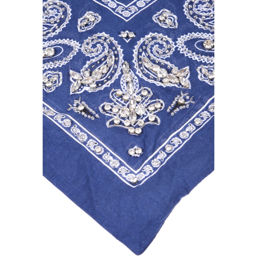 FOULARD BORDERLINE BLU