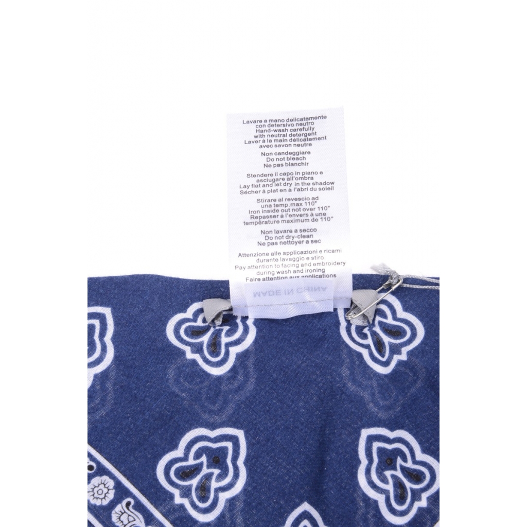 FOULARD BORDERLINE BLU