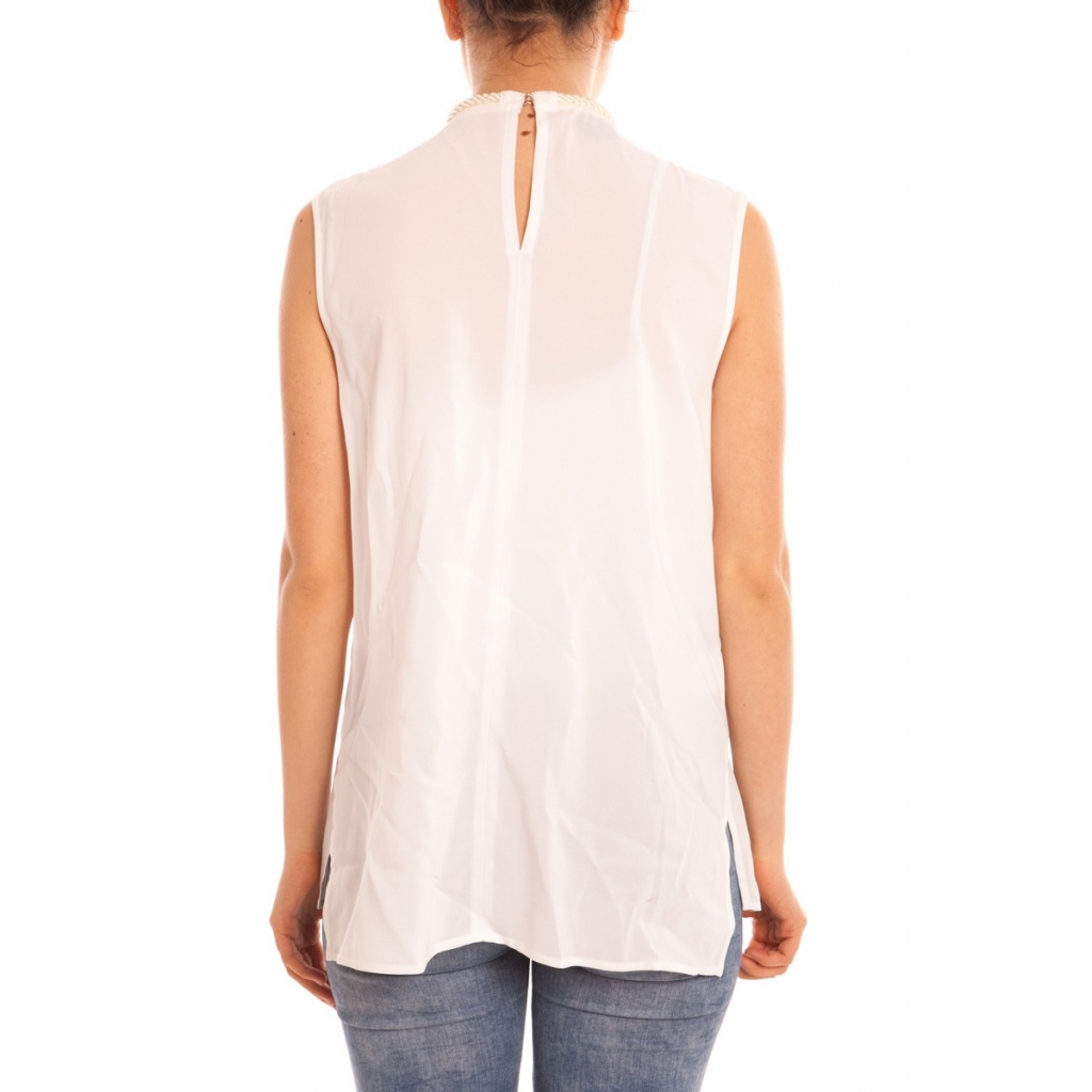 T-SHIRT CERCOPI TOP BIANCO