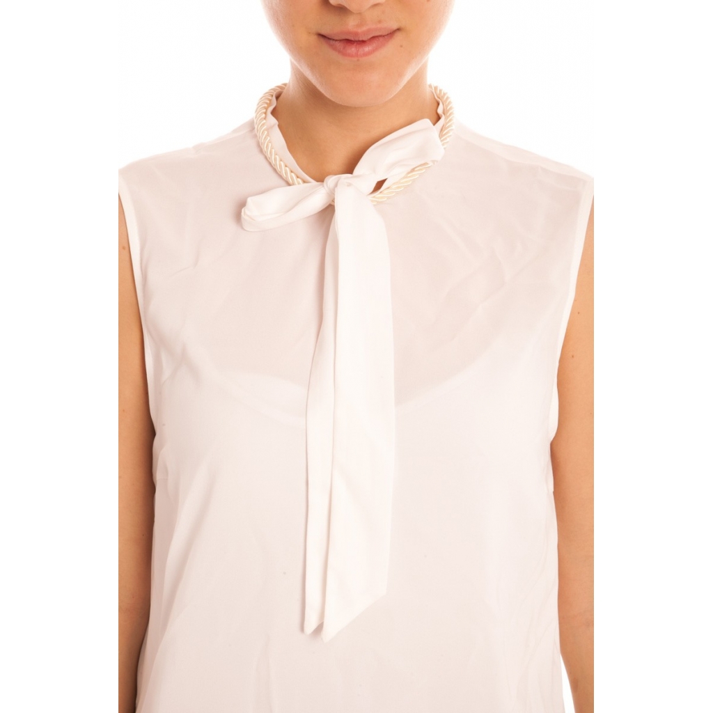 T-SHIRT CERCOPI TOP BIANCO