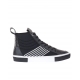 STIVALETTI SNEAKER PU LYC SBR MESH LZD PU NERO