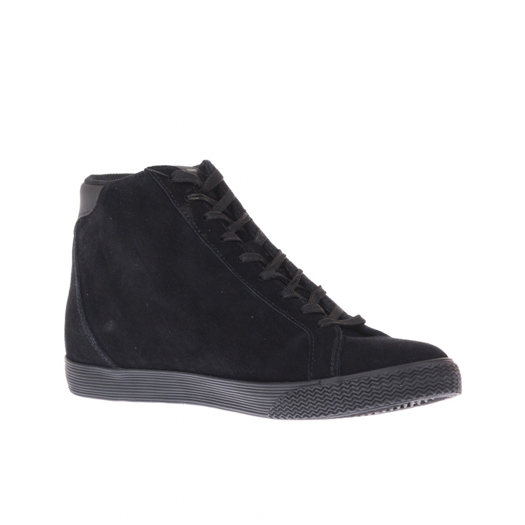 STIVALETTI SNEAKER COW SUEDE HOLOGRAM PU NERO