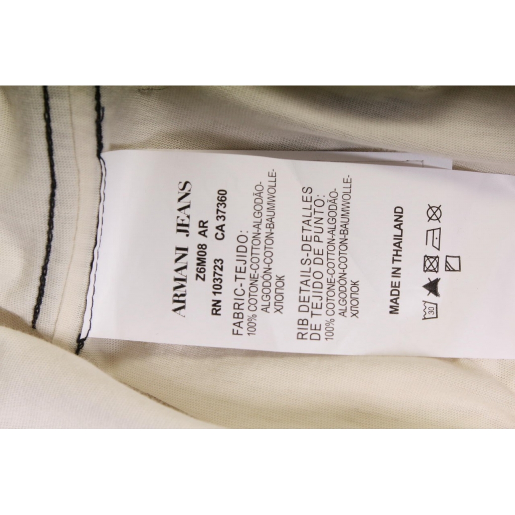 T-SHIRT CAMPIONARIO ARMANI BIANCO