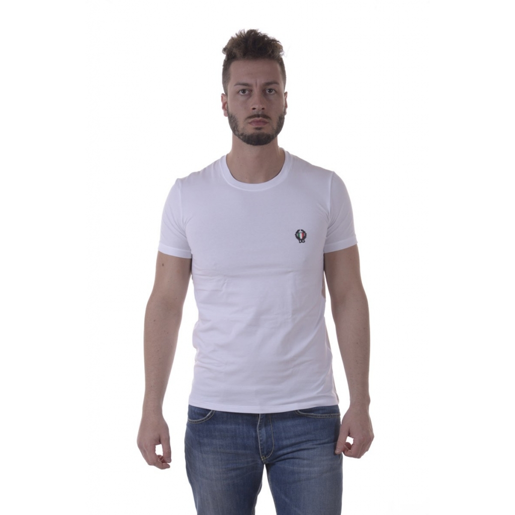 T-SHIRT SPORT CREST BIANCO
