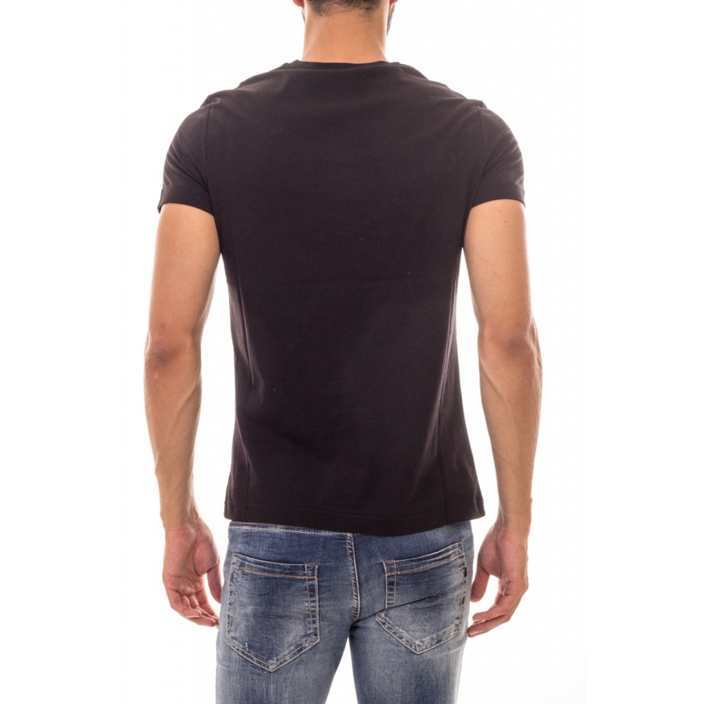 T-SHIRT JERSEY COT MARS NERO