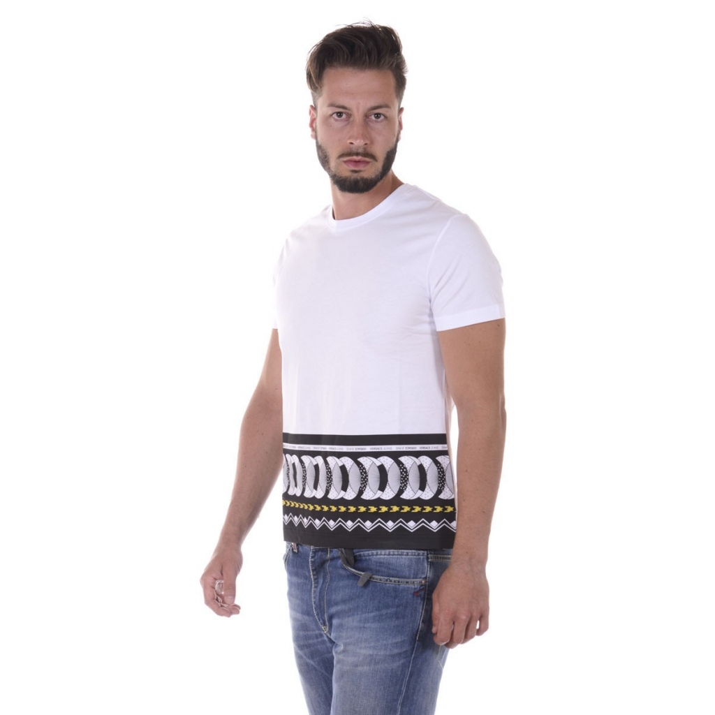 T-SHIRT JERSEY COT MARS BIANCO